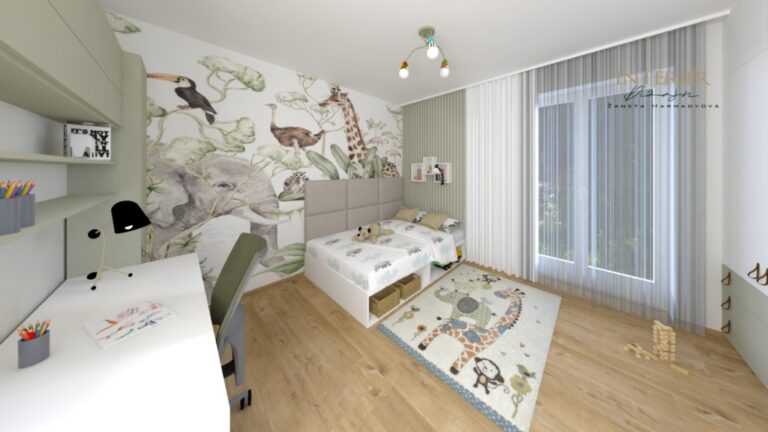 návrh detskej izby pre chlapčeka_safari